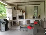 Белый мангальный комплекс из кирпича Донские Зори — фото 3